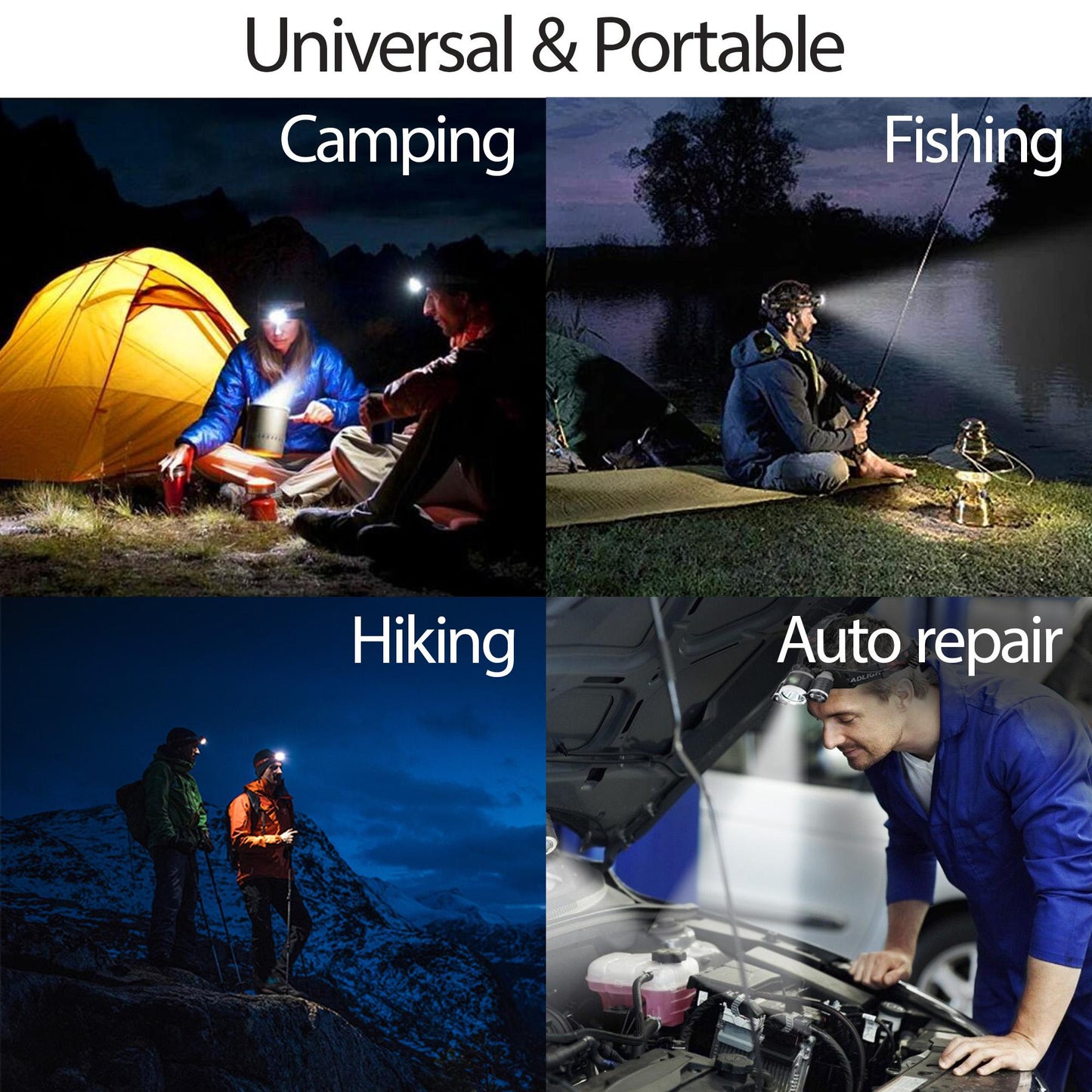 Ultra-Bright Tactical LED Headlamp – Camping & Hunting