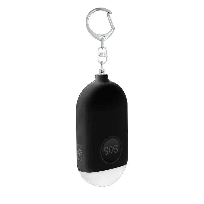 Personal Safety Alarm Keychain with LED Light