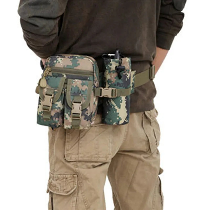 Waterproof Nylon Fanny Pack – Tactical Military Waist Bag