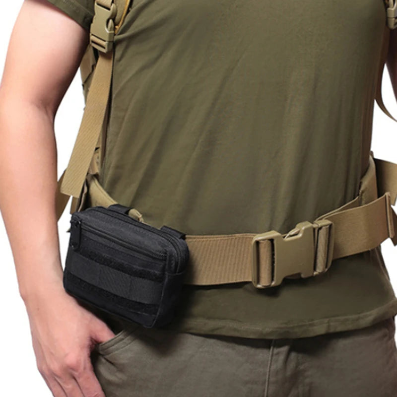 Tactical Waist Pack – Durable Oxford Cloth MOLLE Hip Pouch