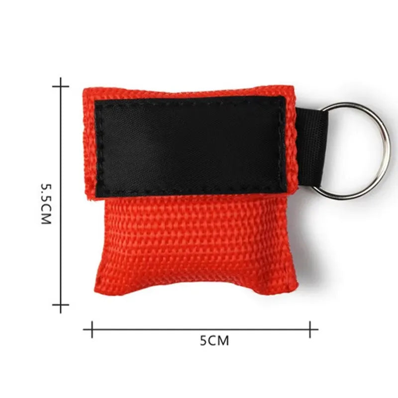 Emergency CPR Face Shield Mask – Portable Keychain Safety Tool