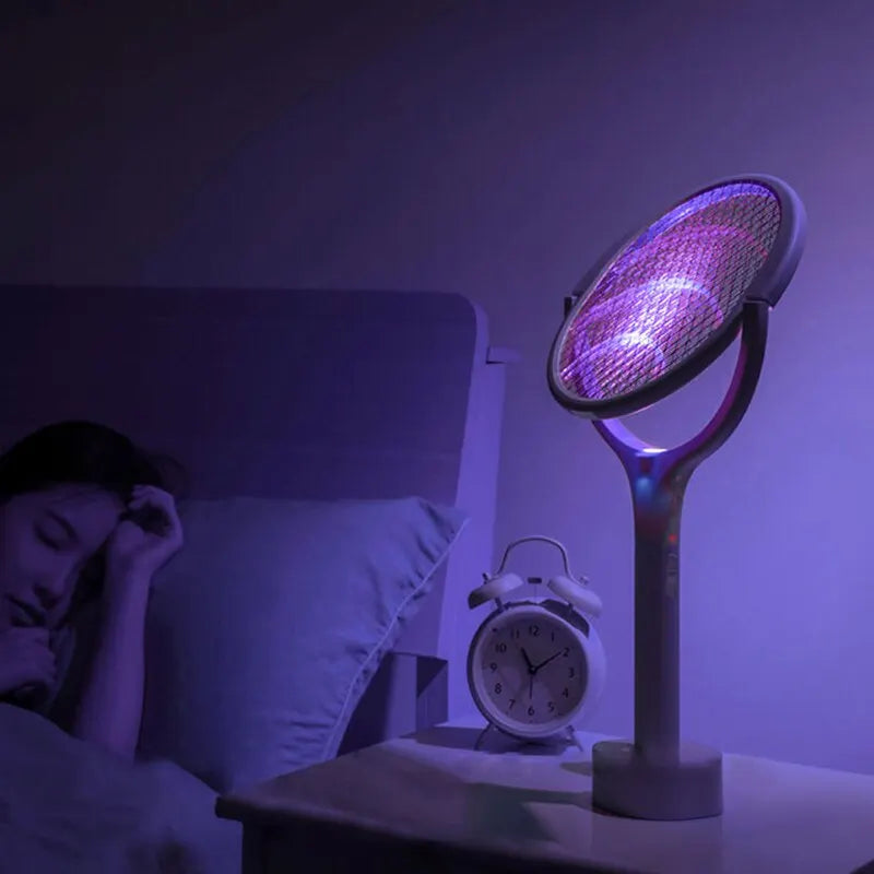 5-in-1 Fast Charging Electric Racket – Bug & Mosquito Killer