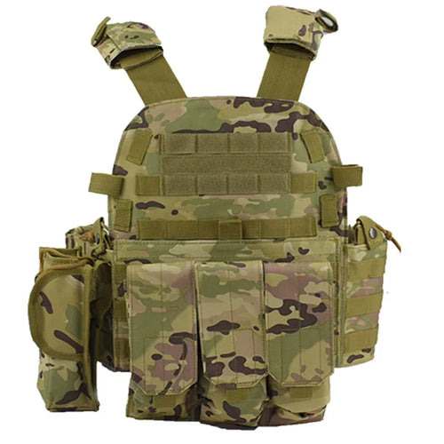 Military Tactical Vest – Adjustable Body Armor