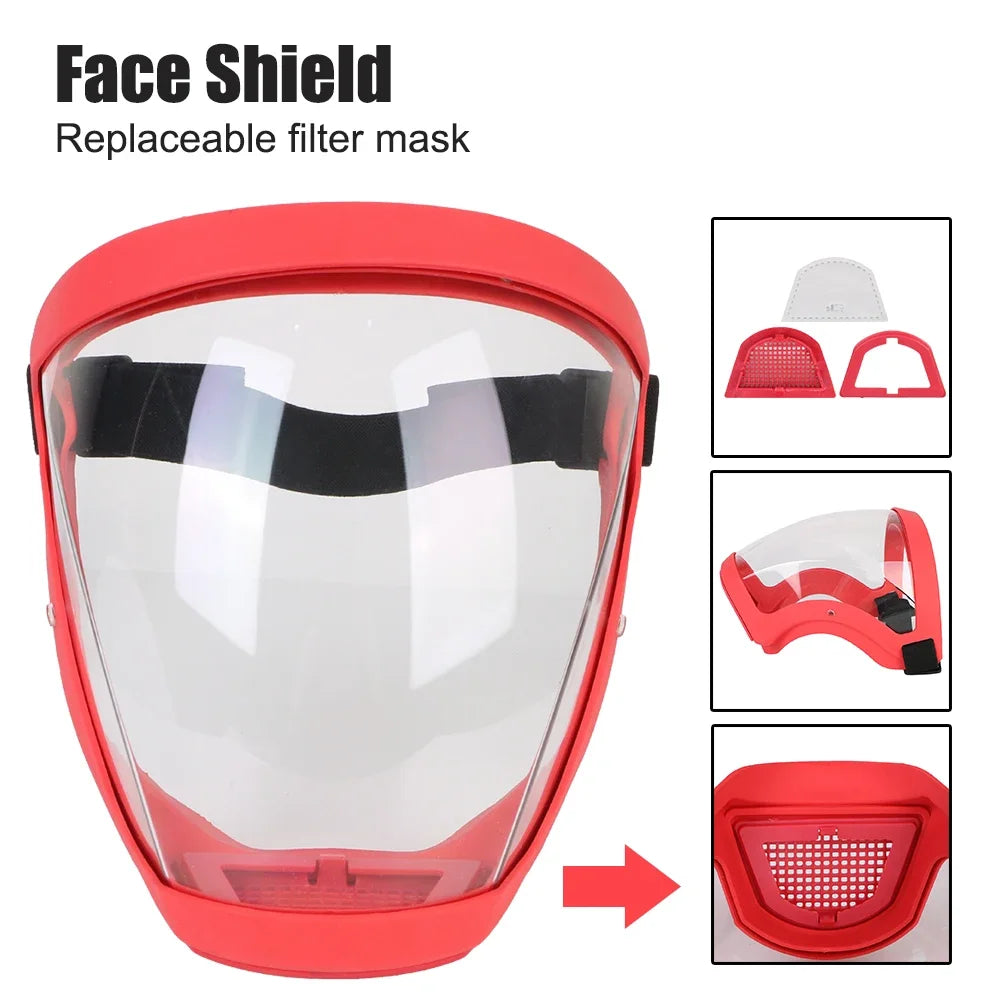 Full Face Shield Mask – Transparent Protective Cover