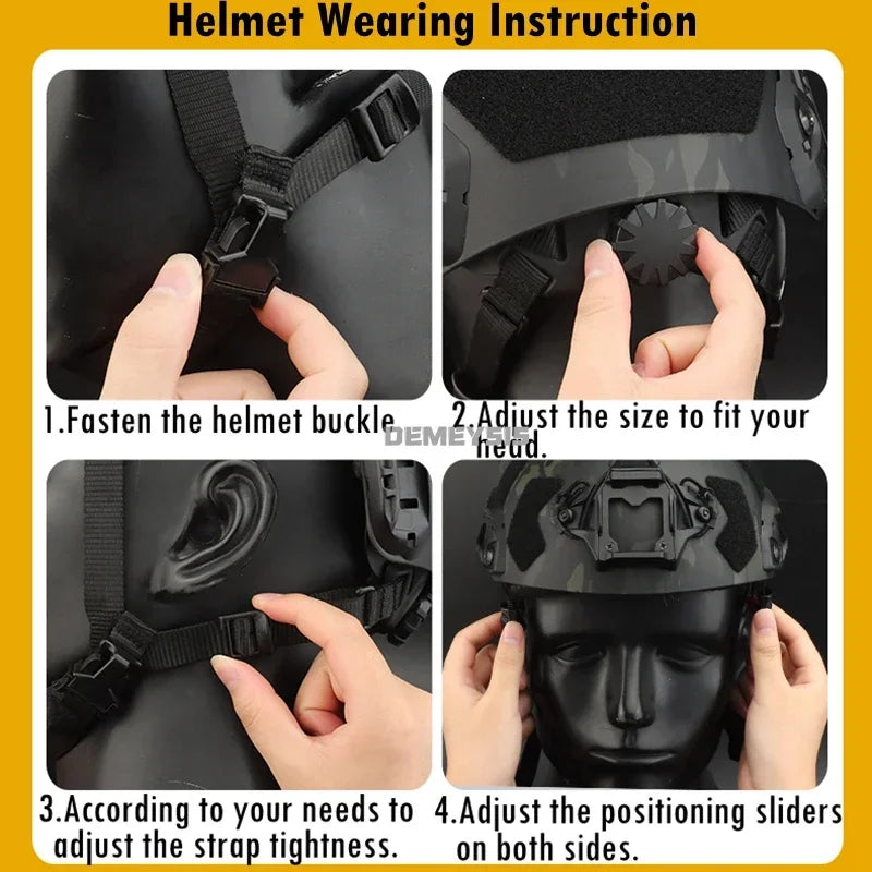 Tactical Fast Helmet – Airsoft & CS Game Protection