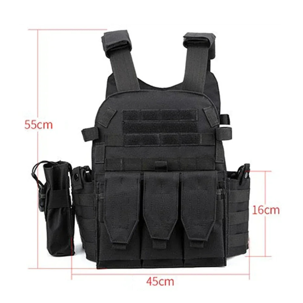 Military Tactical Vest – Adjustable Body Armor