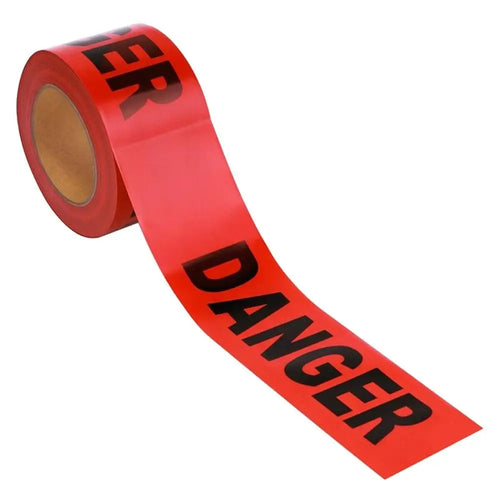 Red Danger Tape – Non-Adhesive Safety Barrier