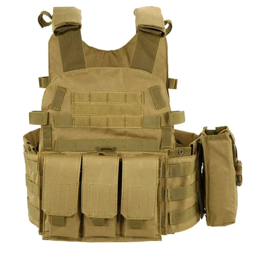 Military Tactical Vest – Adjustable Body Armor
