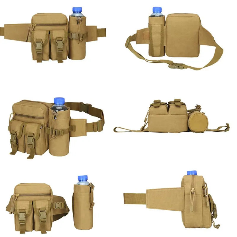 Waterproof Nylon Fanny Pack – Tactical Military Waist Bag