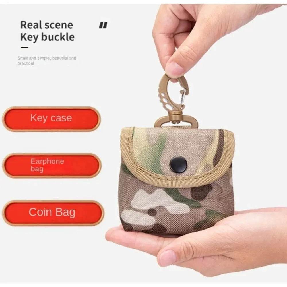 Waterproof Tactical EDC Pouch – Outdoor Wallet & Key Organizer