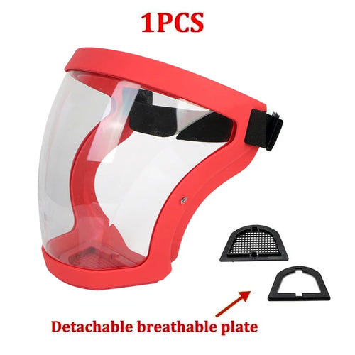 Full Face Shield Mask – Transparent Protective Cover
