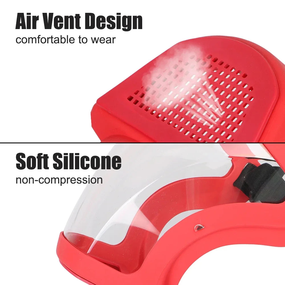 Full Face Shield Mask – Transparent Protective Cover