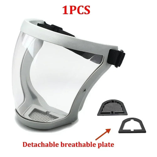 Full Face Shield Mask – Transparent Protective Cover