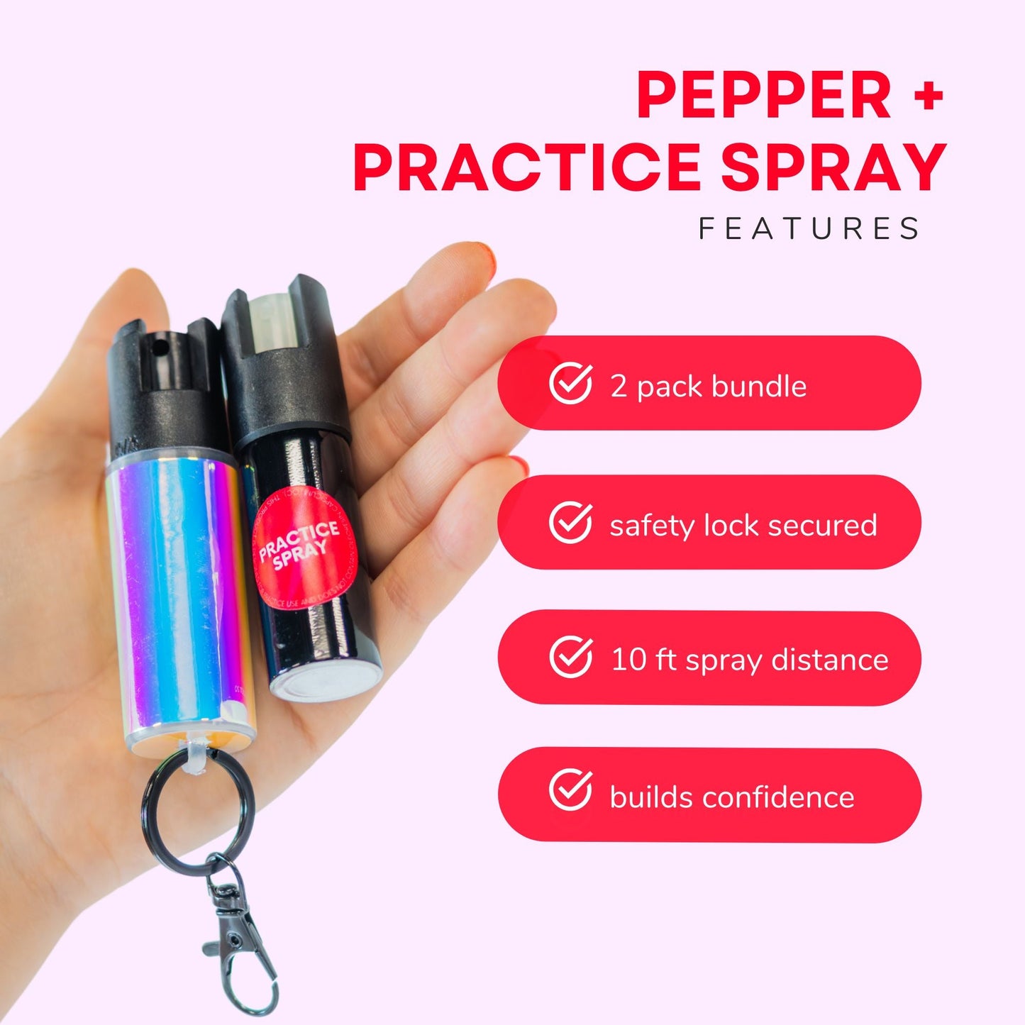 Self-Defense Spray Starter Pack – Pepper & Practice Spray