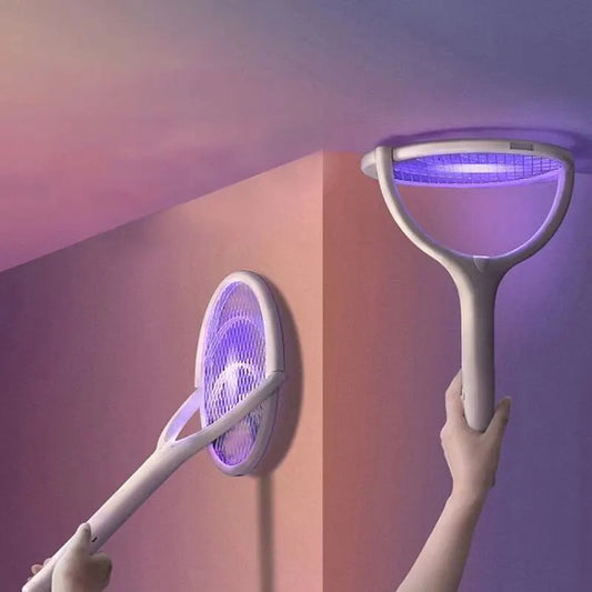 5-in-1 Fast Charging Electric Racket – Bug & Mosquito Killer