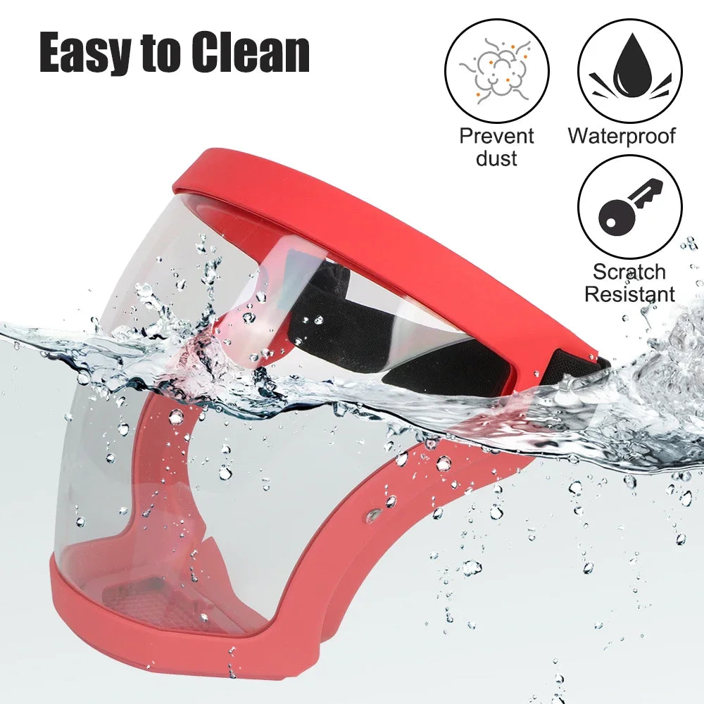 Full Face Shield Mask – Transparent Protective Cover