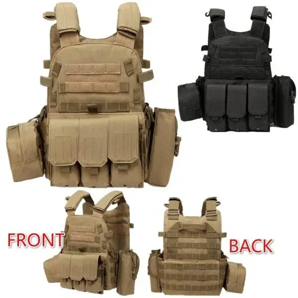Military Tactical Vest – Adjustable Body Armor