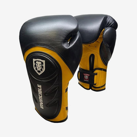 Invincible Fight Gear Leather Training Gloves – Hook & Loop