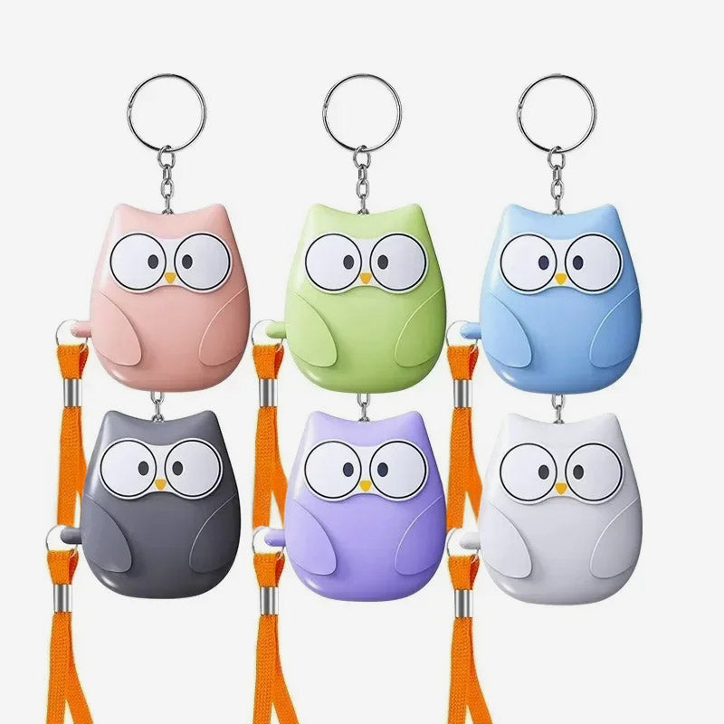 Mini Owl Personal Self-Defense Alarm – 130dB Safety Siren