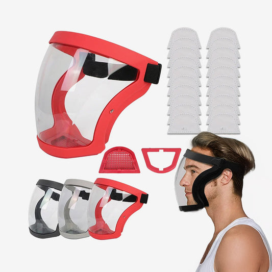 Full Face Shield Mask – Transparent Protective Cover