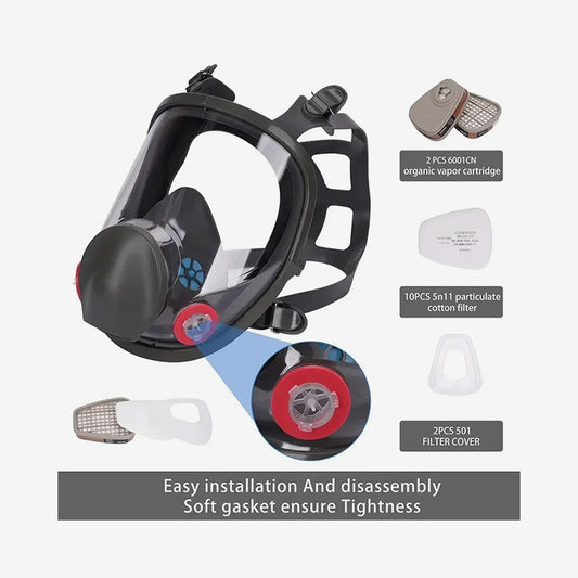 Anti-Fog 6800 Gas Mask – Industrial Respirator for Painting & Spraying