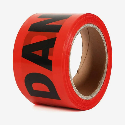 Red Danger Tape – Non-Adhesive Safety Barrier