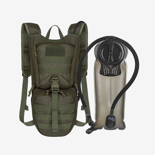 Tactical Hydration Backpack – 2.5L Bladder with Thermal Insulation