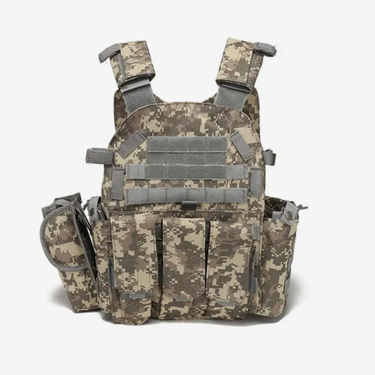 Military Tactical Vest – Adjustable Body Armor
