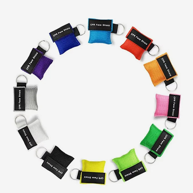 Emergency CPR Face Shield Mask – Portable Keychain Safety Tool