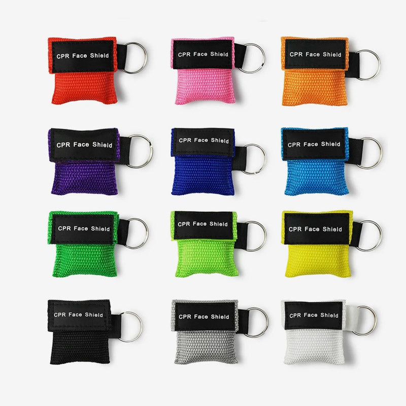 Emergency CPR Face Shield Mask – Portable Keychain Safety Tool