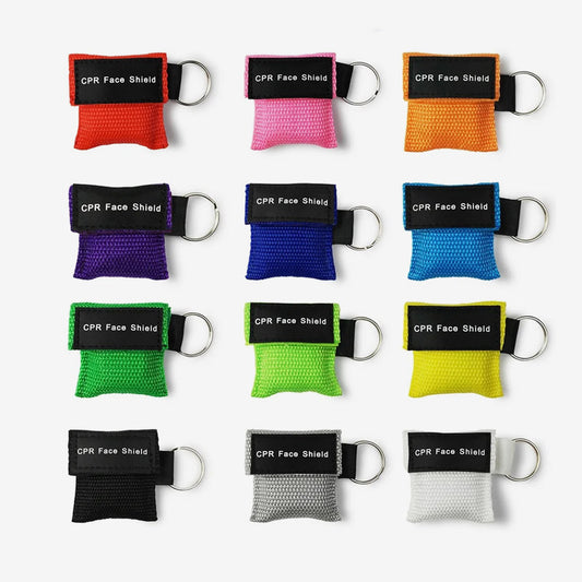 Emergency CPR Face Shield Mask – Portable Keychain Safety Tool