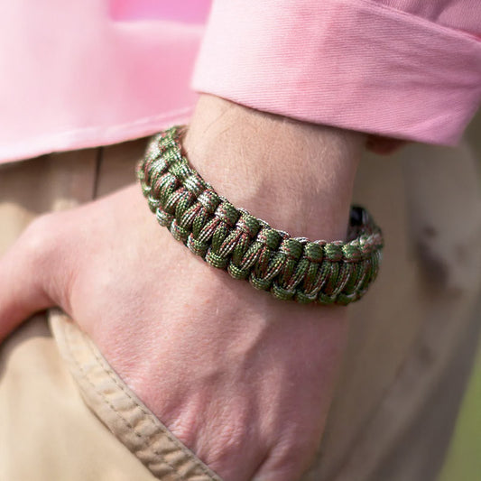 Paracord Survival Bracelet – 7-Core Outdoor Emergency Tool