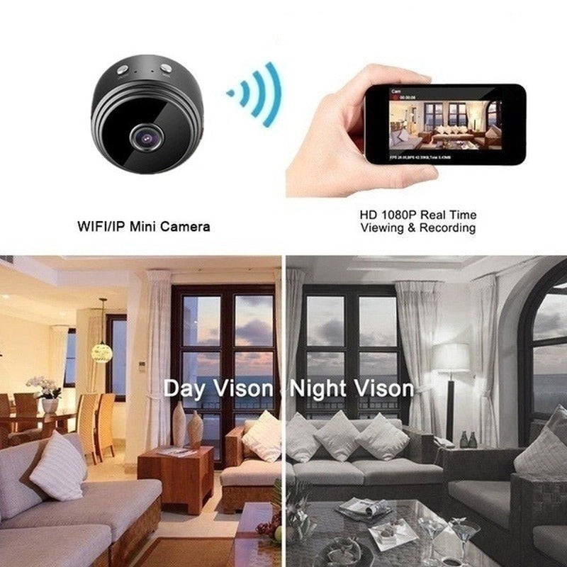 Mini Camera Sensor Night Vision Home Security Camera - A9 HD 1080P