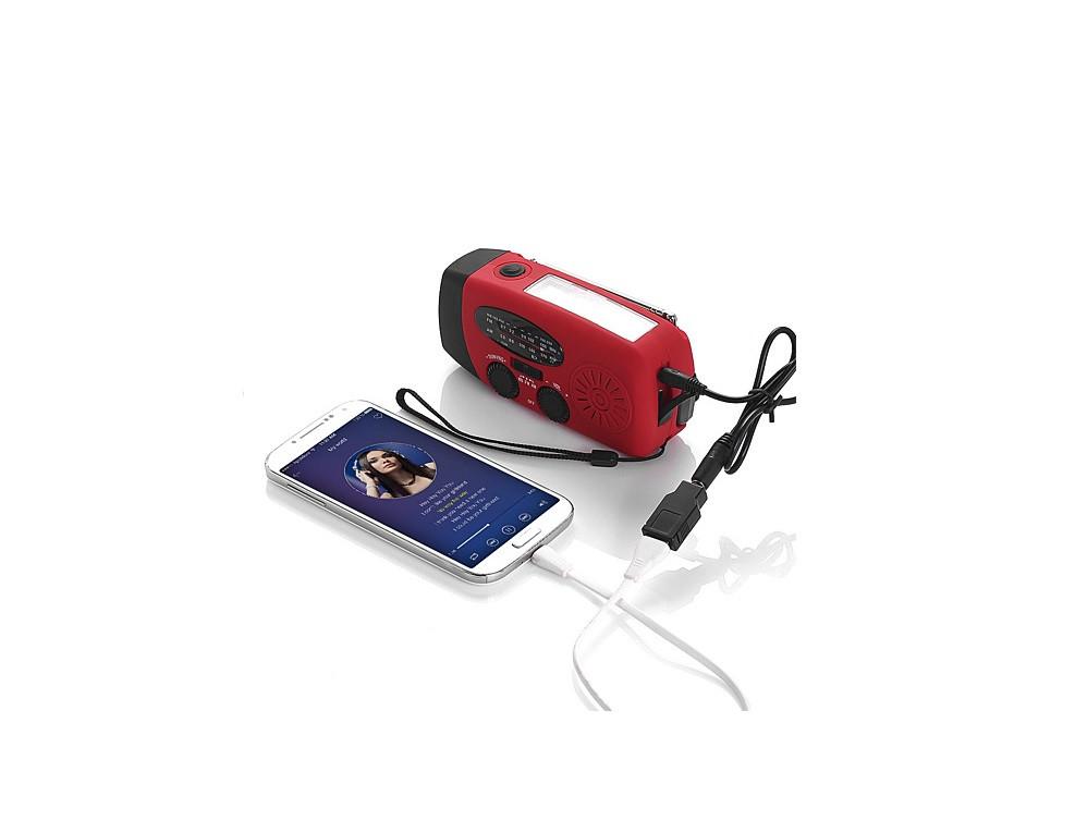 StormSafe Emergency Charger – Phone, Flashlight & Weather Radio