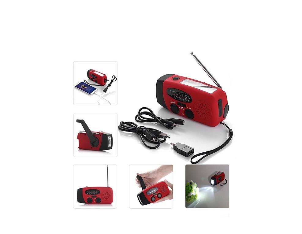 StormSafe Emergency Charger – Phone, Flashlight & Weather Radio