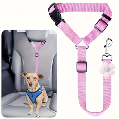 Adjustable Pet Safety Seat Belt for Car Rides
