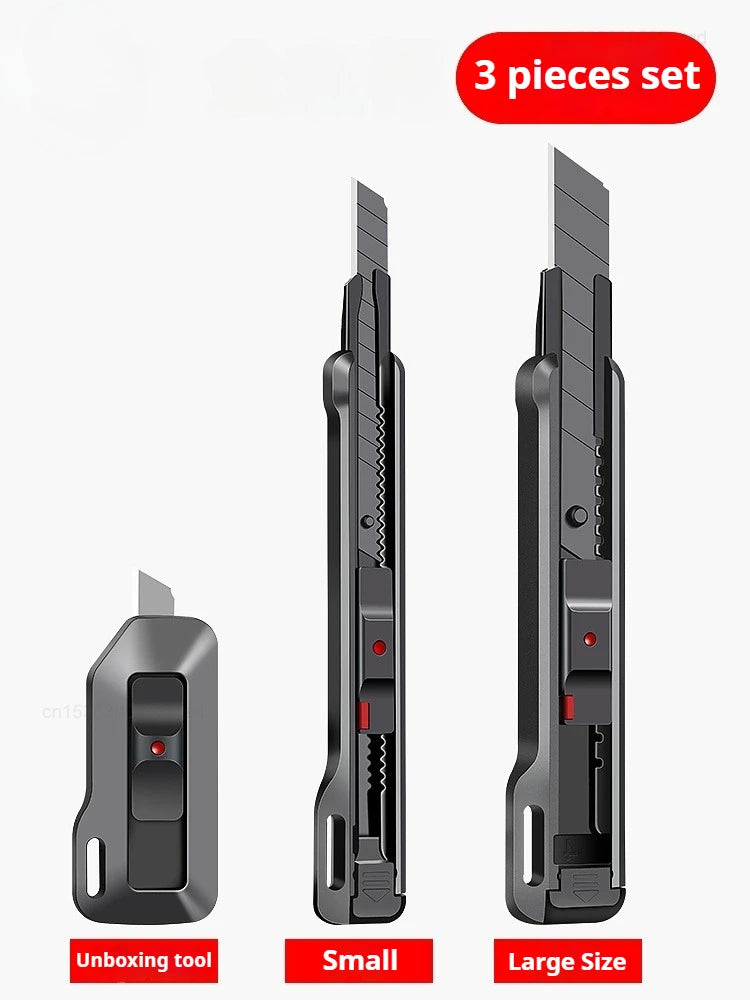 Retractable Mini Utility Knife with Safety Lock