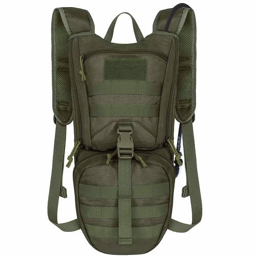 Tactical Hydration Backpack – 2.5L Bladder with Thermal Insulation