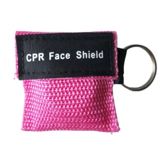 Keychain CPR Face Shield with One-Way Valve