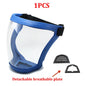 Splashproof Face Shield with Anti-Fog Lens