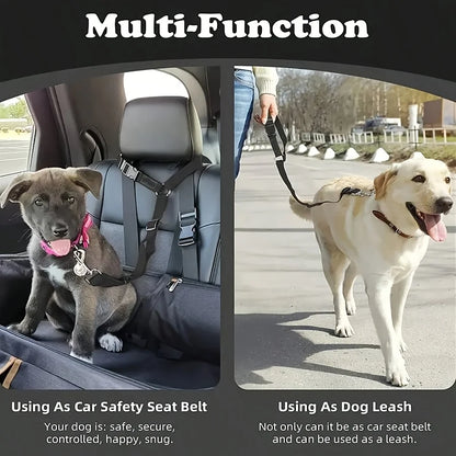 Adjustable Pet Safety Seat Belt for Car Rides