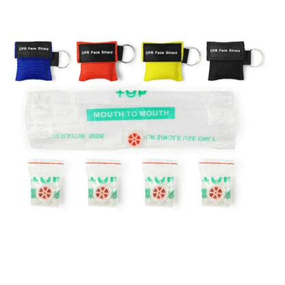 Keychain CPR Face Shield with One-Way Valve
