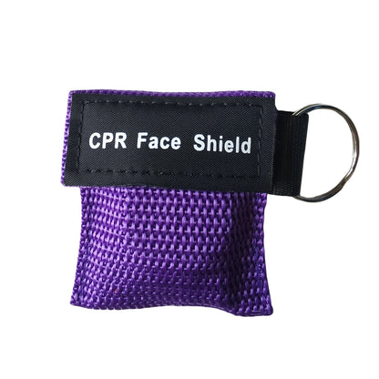 Keychain CPR Face Shield with One-Way Valve