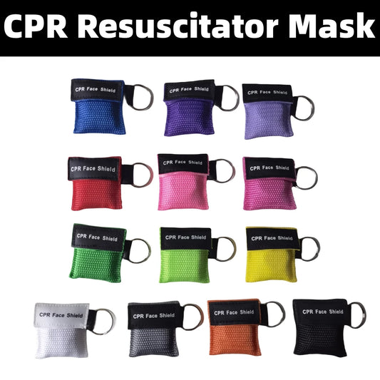 Keychain CPR Face Shield with One-Way Valve