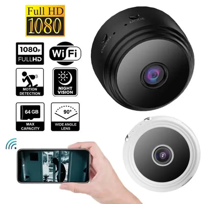 A9 Mini WiFi Security Camera with Night Vision