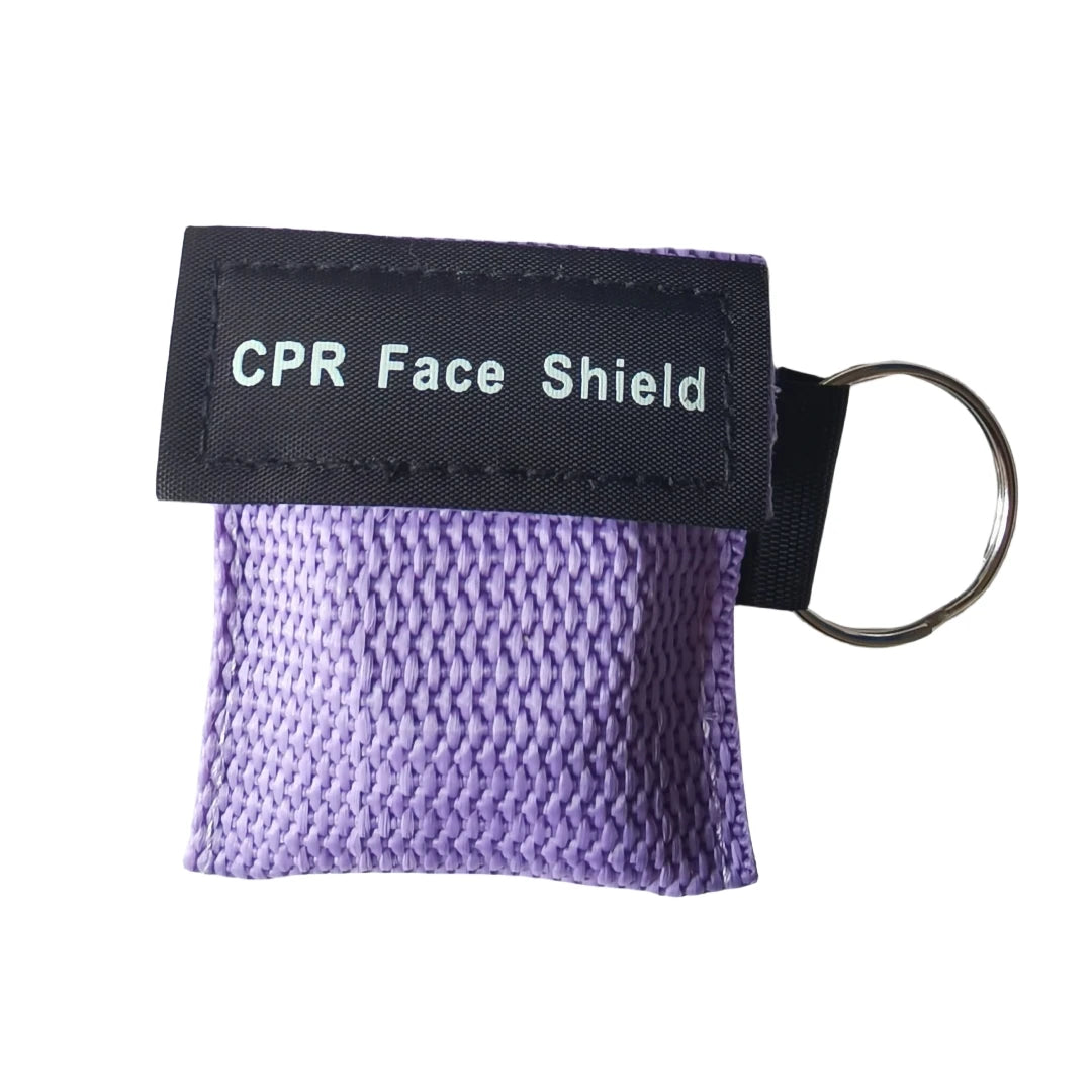 Keychain CPR Face Shield with One-Way Valve
