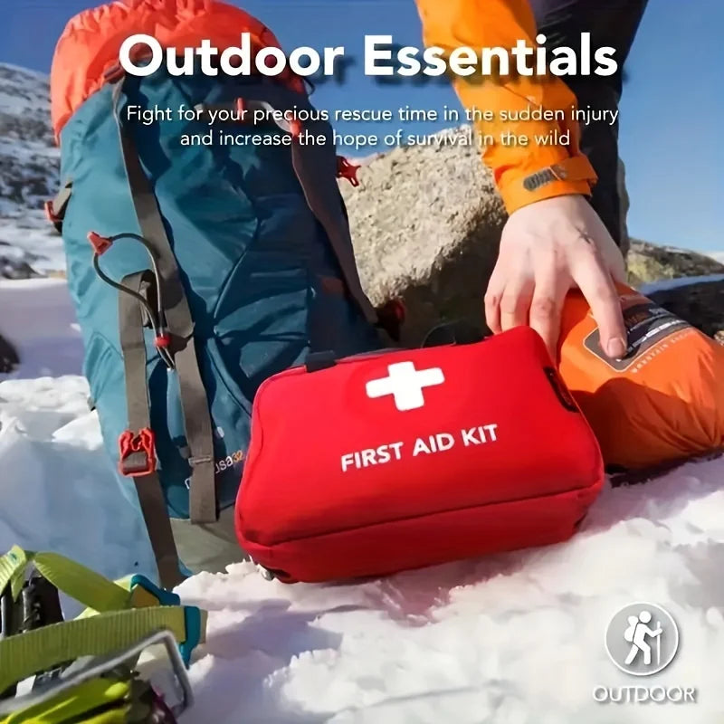 Compact Trauma First Aid Kit for Home, Car & Outdoors
