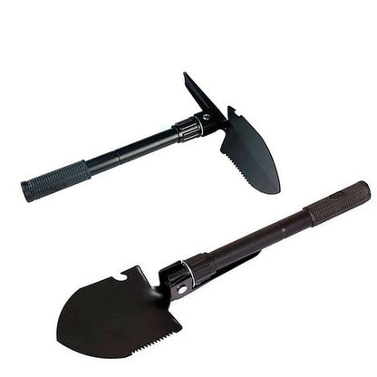 Folding Multi-Tool Camping Shovel with Compass
