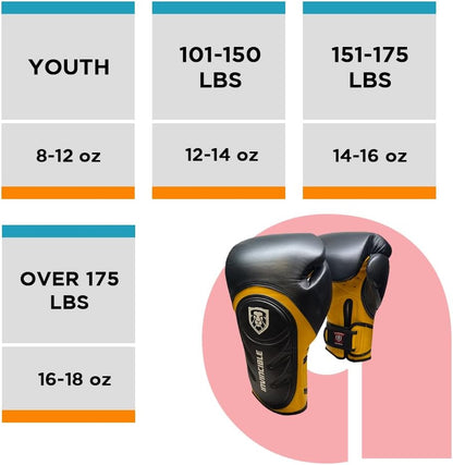 Invincible Fight Gear Leather Training Gloves – Hook & Loop