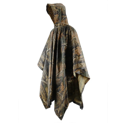 Waterproof Camouflage Tactical Poncho Raincoat